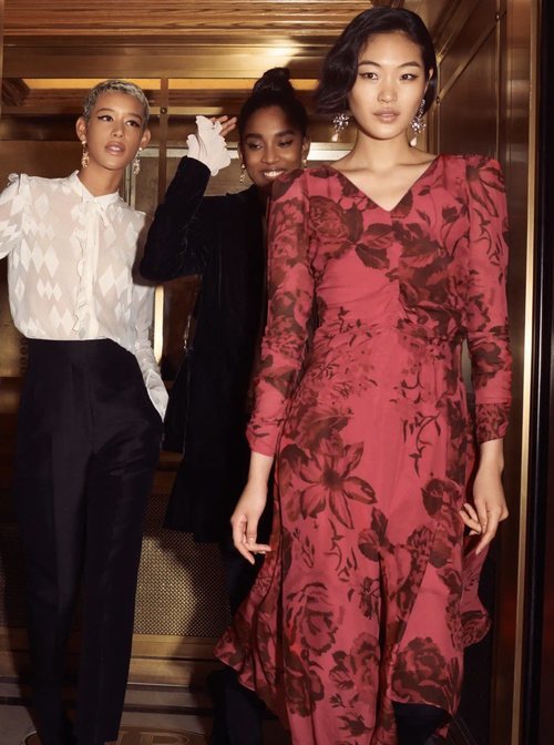 Vestido rojo de la colección 'Conscious Exclusive' de H&M