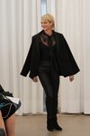Asia Argento con un total look negro en el Festival de Sitges en 2019
