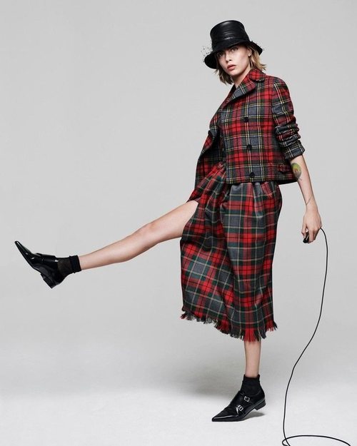 Conjunto de cuadros de la colección Prêt a Porter otoño/invierno 2019/2020 de Dior