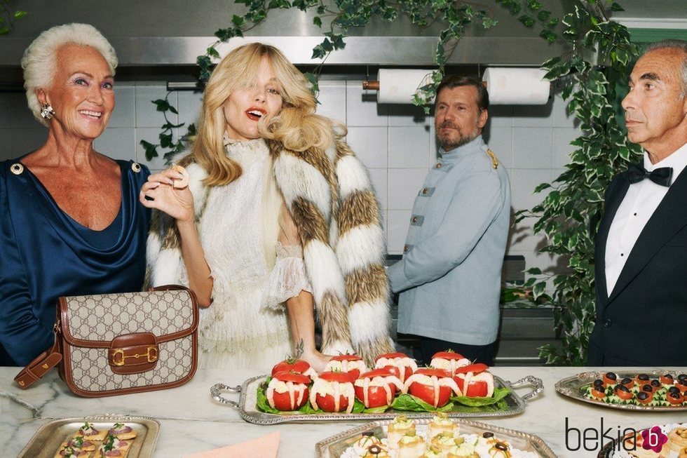 Vestido de encaje de la colección Crucero 2020 de Gucci