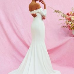Vestido Mercer de la colección nupcial otoño 2020 de Carolina Herrera
