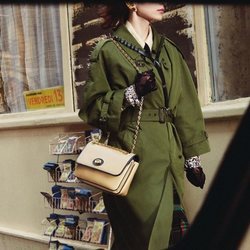 Trench verde de la colección prêt á porter otoño/invierno 2019 de Gucci