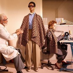Chaqueta estampada de la colección prêt á porter otoño/invierno 2019 de Gucci
