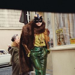 Pantalón verde de la colección prêt á porter otoño/invierno 2019 de Gucci