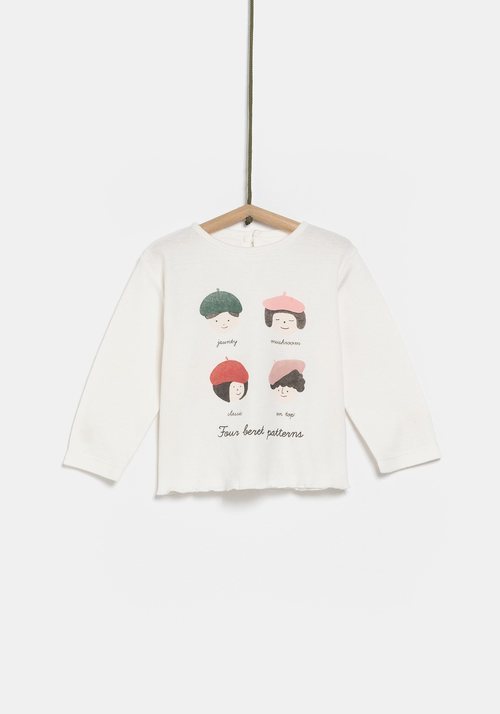Jersey blanco para niño de la colección de Rocío Osorno y TEX de otoño/invierno 2019