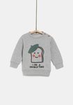 Jersey gris con dibujo de tostada para niño de la colección de Rocío Osorno y TEX de otoño/invierno 2019