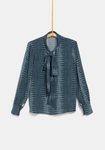 Blusa azul de la colección de Rocío Osorno y TEX de otoño/invierno 2019