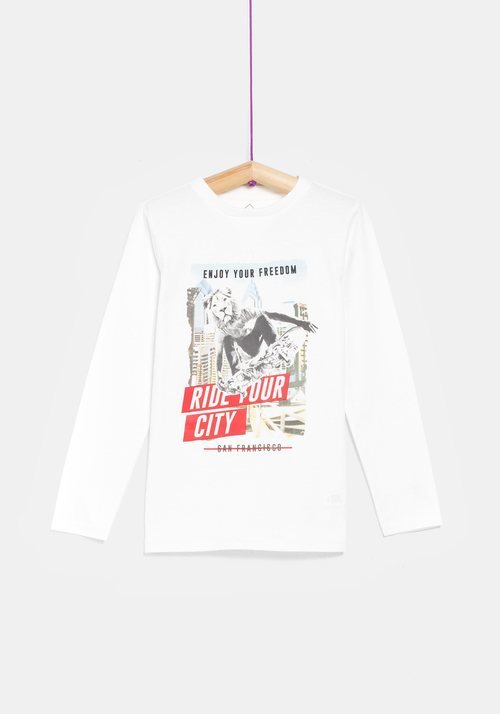 Camiseta niño 'Ride your city' de la colección 'I-O' de Carrefour y TEX para otoño/invierno 2019