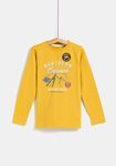 Camiseta amarilla 'Nothern Exposure' de niño de la colección 'I-O' de Carrefour y TEX para otoño/invierno 2019