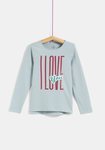 Camiseta niña 'Love' de la colección 'I-O' de Carrefour y TEX para otoño/invierno 2019