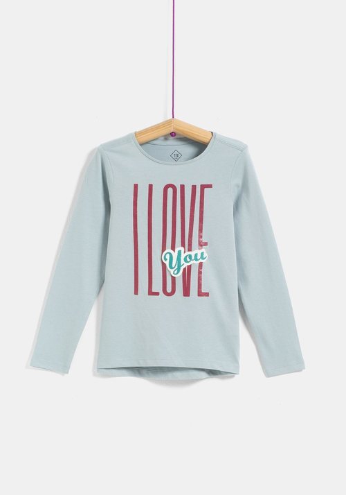 Camiseta niña 'Love' de la colección 'I-O' de Carrefour y TEX para otoño/invierno 2019