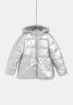 Plumas plateado para niña de la colección 'I-O' de Carrefour y TEX para otoño/invierno 2019