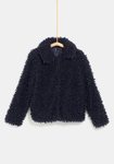 Abrigo de pelo negro para mujer de la colección 'I-O' de Carrefour y TEX para otoño/invierno 2019