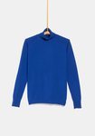 Jersey cuello alto azul de la colección 'I-O' de Carrefour y TEX para otoño/invierno 2019