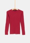 Jersey rojo ceñido de la colección 'I-O' de Carrefour y TEX para otoño/invierno 2019