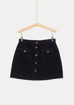Falda de pana negra de la colección 'I-O' de Carrefour y TEX para otoño/invierno 2019