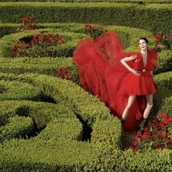 Vestido rojo de la colección 'Giambattista Valli x H&M'