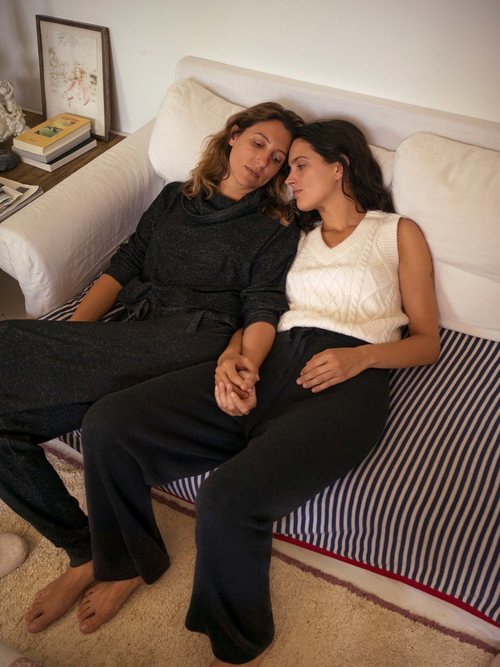 Chaleco de ochos de la colección homewear invierno 2019/2020 de Oysho