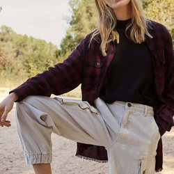 Sobrecamisa de cuadros de la 'STR Collection' otoño 2019 de Stradivarius