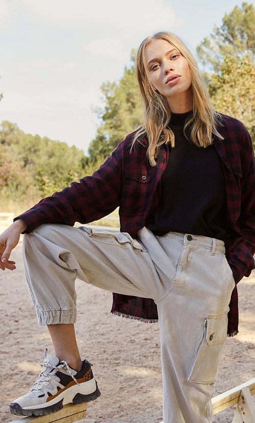 Sobrecamisa de cuadros de la 'STR Collection' otoño 2019 de Stradivarius