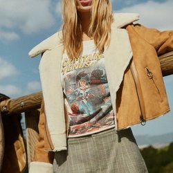 Cazadora de borrego de la 'STR Collection' otoño 2019 de Stradivarius