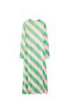 Vestido de rayas verdes de la colección Sfera otoño/invierno 2019-2020 Especial Navidad