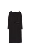 Vestido largo negro de la colección Sfera otoño/invierno 2019-2020 Especial Navidad