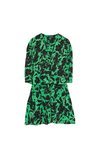 Vestido verde animal print de la colección Sfera otoño/invierno 2019-2020 Especial Navidad