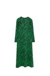 Vestido verde largo de la colección Sfera otoño/invierno 2019-2020 Especial Navidad