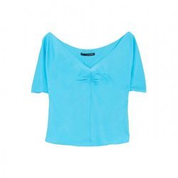 Top celeste de la colección Sfera otoño/invierno 2019-2020 Especial Navidad