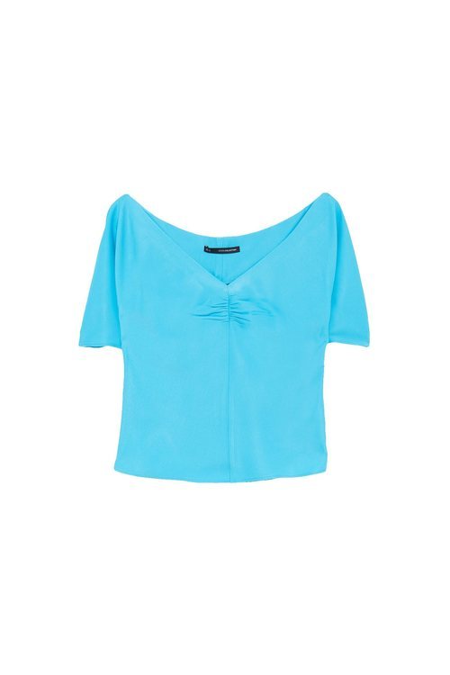 Top celeste de la colección Sfera otoño/invierno 2019-2020 Especial Navidad