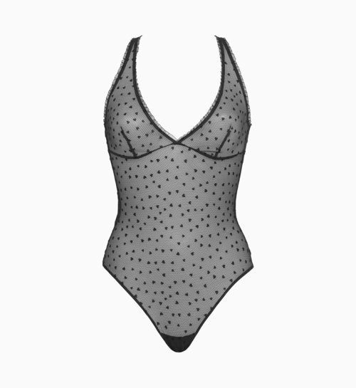 Body negro de la colección Calvin Klein Underwear 2019-2020 Especial Navidad