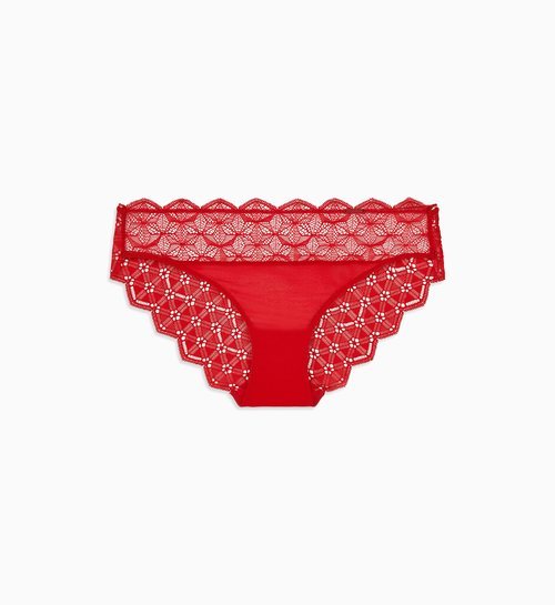 Braguita roja de encaje de la colección Calvin Klein Underwear 2019-2020 Especial Navidad