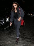 Irina Shayk con look denim por Nueva York