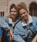 Cazadora de borrego de la colección cápsula 'UCLA x Pull&Bear'