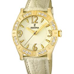 Reloj de correa dorada de la colección 'Golden Dream' de Festina
