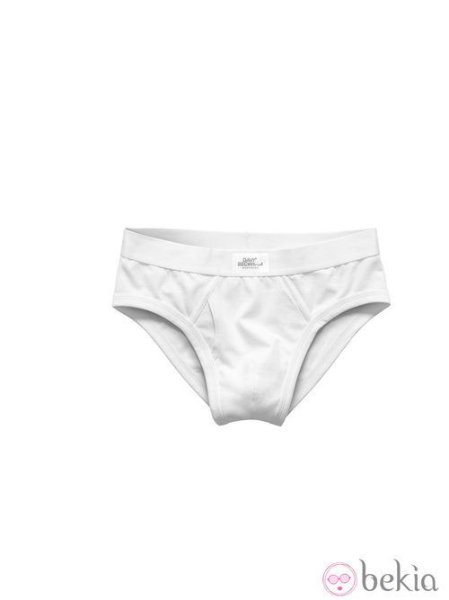 Slip blanco de la colección de David Beckham para H&M