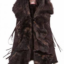 Chaleco de pelo y flecos de la firma Replay de la colección otoño/invierno 2011/2012