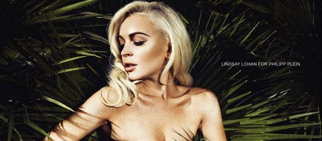 Lindsay Lohan posa sensual para Philipp Plein 