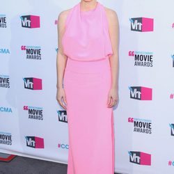 Look de Jessica Chastain en los premios Critics Choice 2012
