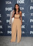 Nicole Scherzinger con look total nude en la Fox Gala 2020