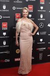 Belén Rueda, vestida de rosa y plumas en los Premios Feroz 2020