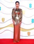 Zoë Kravitz, vestida de dorado en los Premios BAFTA 2020