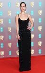 Emilia Clarke, vestida toda de negro en los Premios BAFTA 2020