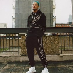 Chándal negro con detalles en blanco de la colección Lotto x Primark