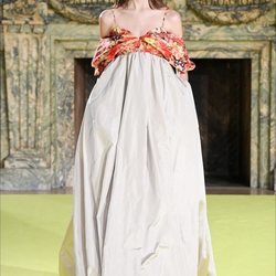 Vestido con falda recta con frunce otoño/ invierno 2020 de Vera Wang