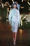 Vestido de lunares azul otoño/ invierno 2020 de Rodarte