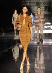 Vestido de ante otoño/ invierno 2020 de Burberry