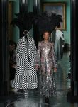 Vestido y tocado primavera/ verano 2020 Erdem
