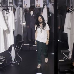 Alessandro Michele en el desfile otoño/invierno 2020-2021 de Gucci